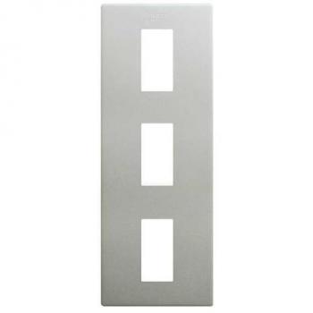 Marco estética mínima vertical con 3 elementos aluminio 27111630-093