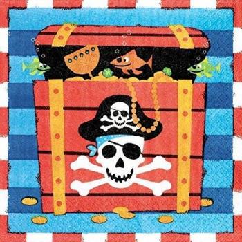 Amscan 519877 Servilletas Fiesta Pirata
