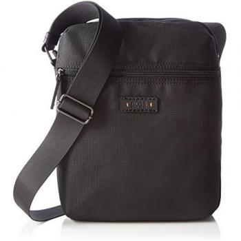 BOSS Orange Saturn_Ns Zip 10191317 01, Bolso Bandolera para Hombre, Negro