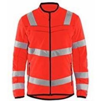 Blaklader High Visibility Microfleece Jacket, Red, XXL