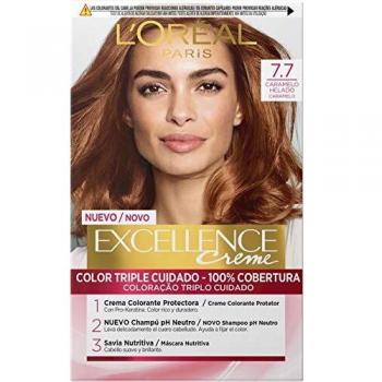 L'Oréal Paris Excellence Cream Color Treatment Triple Care 1 un. 7.7 - Iced Caramel