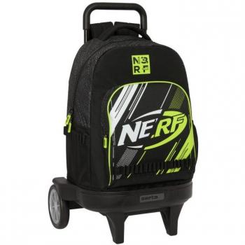 Mochila con carro NERF GET READY - Diseño único y licencia oficial, ideal para llevar tus cosas con comodidad