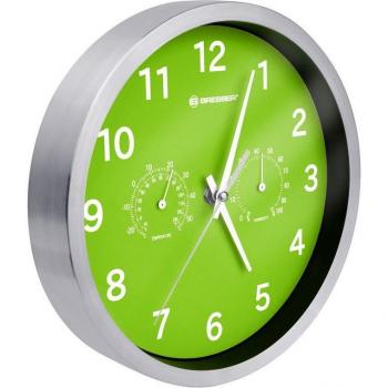 Bresser MyTime DCF Reloj Termohigrómetro 25cm Verde