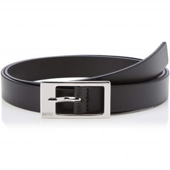 Esprit Classic Slim Cinturón, Negro