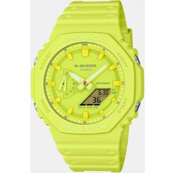 Casio G-Shock GA-2100-9A9ER Neon Yellow Rubber Watch