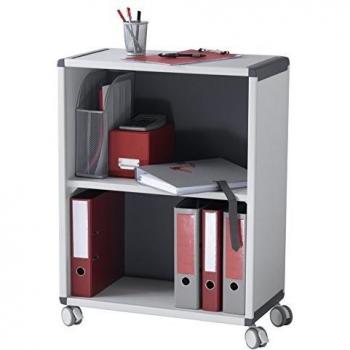 Paperflow Mueble Multiuso de 2 Casillas, Color Gris, 82x67.5x13 cm