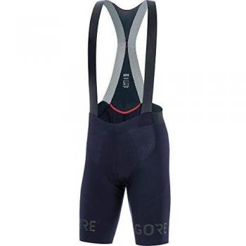GORE WEAR C7 Long Distance Pantalón Corto con Tirantes+, Hombre, Azul Orbital, XL