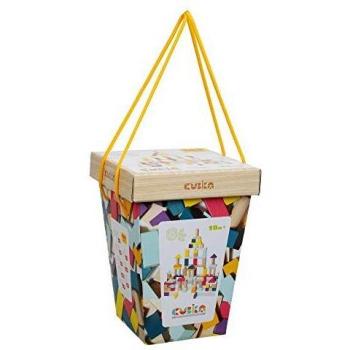 Cubika Cubika-15191 50 Bloques 2 Juguete de construcción de Madera, Multicolor