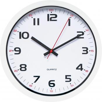 Unilux Aria - Reloj de pared, color blanco