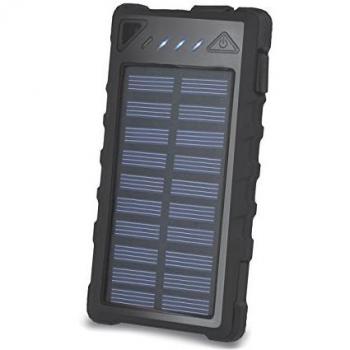 SOLAR DUAL USB 8000mah PowerBank batería externa SOLAR PANEL corriente cargador de batería impermeable linterna de bolsillo para móvil Tableta Samsung sony huawei lg htc