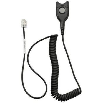 Sennheiser CSTD 01 - Accesorio para teléfonos, cable de conexión para auriculares, color negro