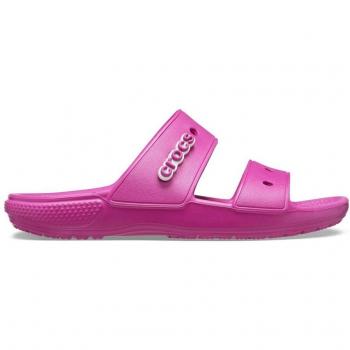 Sandalias unisex Classic Sandal Crocs en color rosa fucsia, talla 42-43