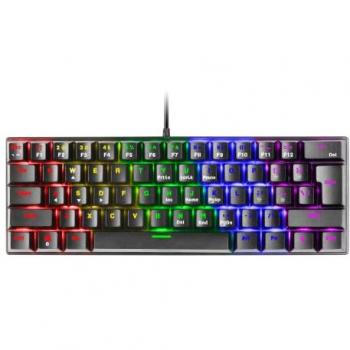 Teclado Mecánico Mars Gaming MK60 Negro FRGB, Switch Rojo, Antighosting, Layout USA