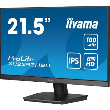iiyama ProLite XU2293HSU-B6 Monitor LED de 21.5 Full HD con tiempo de respuesta de 1ms y múltiples conexiones DP/HDMI/USB