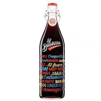 El Bandarra Rojo Vermut 100 cl. Botella de 1 litro, Vermouth de Barcelona.