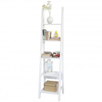 SoBuy Estanterias Librerias,Estanterias de Diseño,Estantería de Esquina,Blanco,FRG101-W, ES