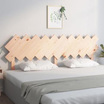 Cabecero de cama 196x3x80,5 cm madera maciza de pino