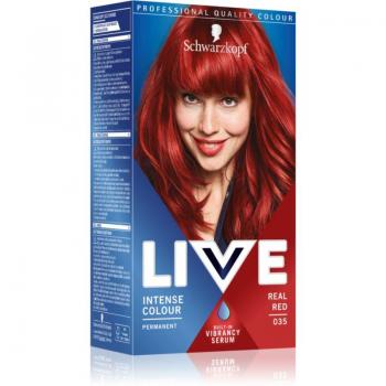 Live Intense Color Permanent Hair Dye 035 Real Red 142.5ml