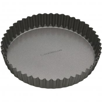 Molde Antiadherente para Quiches y Tartas MasterClass, Acero al Carbono Estriado, Redondo 25 cm (10), Sin PTFE, PFOA ni BPA