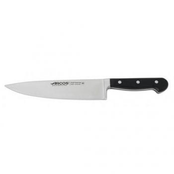 Cuchillo de Cocinero Arcos Ópera 225100 - Hoja 210 mm Acero Inoxidable Nitrum, Mango Polioximetileno (POM) Negro