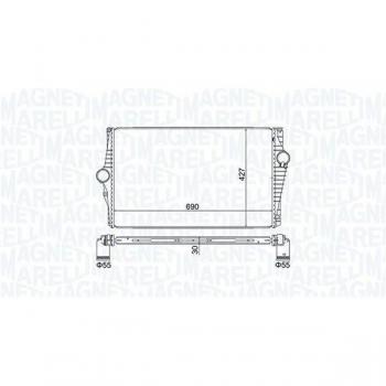 Intercooler MAGNETI MARELLI 351319205220 de alto rendimiento