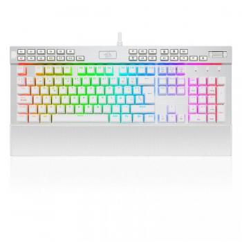 Redragon K550W Yama Teclado Mecánico Blanco RGB con Interruptores Morados (Purple Switch) - Layout Español