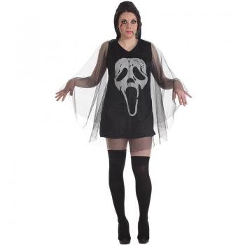 Disfraz de Vampira con estampado de Terror para Mujer