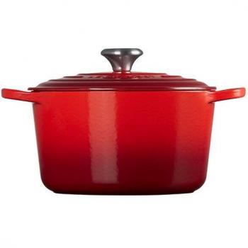 Cocotte redonda alta de hierro fundido Le Creuset