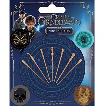 Fantastic Beasts The Crimes Of Grindelwald Pegatina, multicolor, 10 x 12.5cm