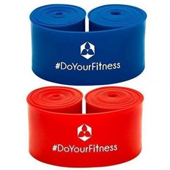 Set de Venda elástica compresiva »Herculexx« / Vendaje de compresión y recuperación de #DoYourFitness para reforzar los músculos y las articulaciones / 1mm & 1,1mm