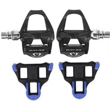 SHIMANO 9000 +4 Pedales de Carretera, Unisex Adulto, Negro, Talla Única