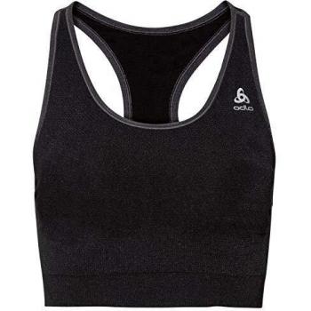 Sujetador deportivo Odlo Seamless Medium Ceramicool para mujeres - Negro