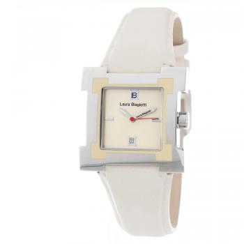Reloj de Mujer Laura Biagiotti LB0038L-05 con Correa de Cuero y Esfera de Ø 28 mm