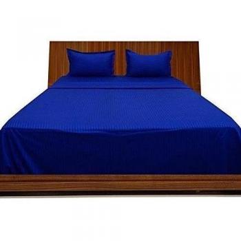Multidireccional 100% algodón egipcio de 500 hilos 32 cm con bolsillo 4 piezas Euro rey IKEA tamaño juego para cama de egipcio azul rayas Color