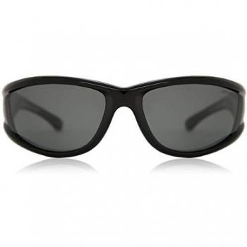 Dirty Dog Banger Cruise Black Banger Cruise Wrap Sunglasses Polarised Fishing, Driving Lens Category 3 Size 62mm