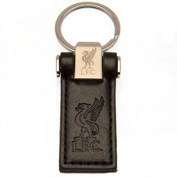 Llavero de cuero Liverpool FC Negro One Size