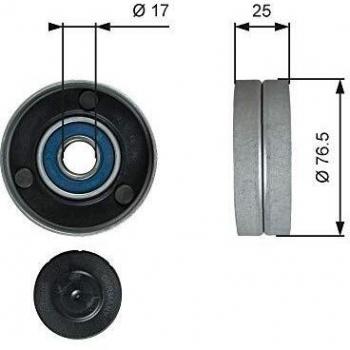 Polea de deflexión/guía para correa V-ribbed GATES T38059