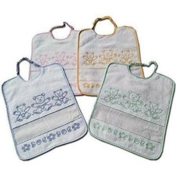 Babero Rizo con tela aida Made in Italy