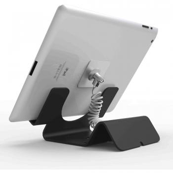 Soporte Universal para Tablet Compulocks CL12CUTHBB con Cable de Seguridad Enrollable y Llave - Negro