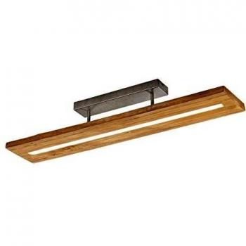 Plafón LED de madera con regulador de intensidad - Trio Lighting Brad