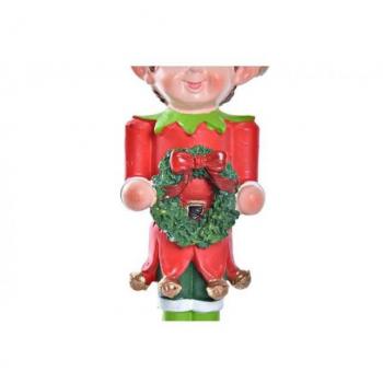 Adorno Navideño Resina Elfo (3 unidades)