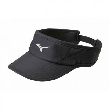 Visera Drylite Mizuno Negra con tecnología de secado rápido, ajuste cómodo, diseño ligero y transpirable