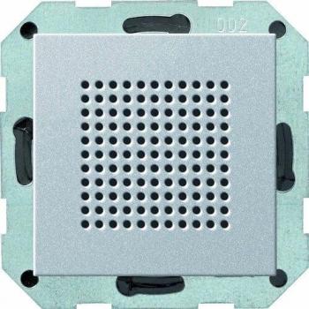 Gira 228226 In-Wall Speaker Radio System 55, Aluminum Finish, Passive 1-Way, 4 Ohm