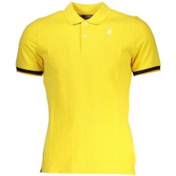 Sunshine Yellow Cotton Blend Polo Shirt - XL
