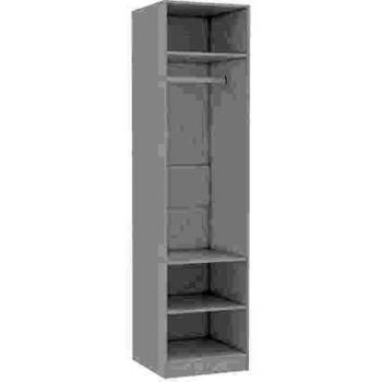 Armario blanco de aglomerado de 50 × 50 × 200 cm