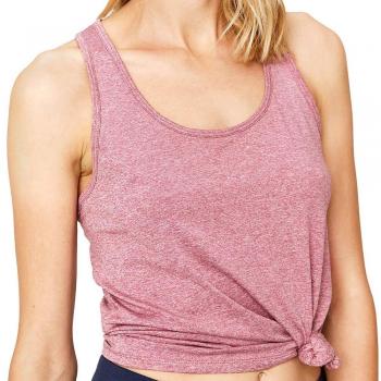 Lolë Fancy Camiseta de Tirantes, Mujer, Rojo