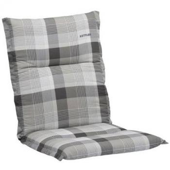 Kettler 0309405-8725 - Cojín para sillas de exterior, 100 x 50 cm, color gris