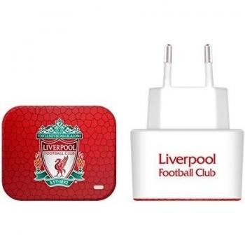 Official Liverpool Football Club Red Pixel Crest & Liverbird White EU Charger & Micro-USB Cable for Huawei Stream S 302HW