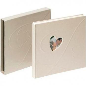 Hochzeitsalbum Walther, Álbum de Casamiento, Amore, UH-124, 60 Páginas Blancas, 33x34 cm, Blanco