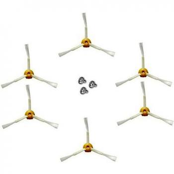 aotengou Repuesto Cepillo Lateral 3-Armed para iRobot Roomba 500 600 700 Series Cepillo Lateral, 6 Unidades